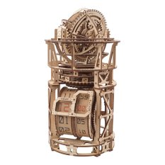 Ugears 3D trähus mekaniskt pussel Urverk med tourbillon
