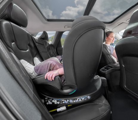 LIONELO Seggiolino Auto Navy i-Size (40-150 cm) Black Onyx