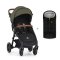 PETITE&MARS Kočárek sportovní Street2 RWS Oak Mature Olive + PETITE&MARS fusak Jibot