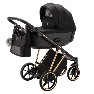 ADAMEX Wózek wielofunkcyjny Belissa Special Edition Black/Gold