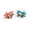 Bigjigs Toys Drveni zrakoplov na navijanje Dvokrilac 1 kom