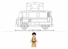 Sluban Model Bricks M38-B1192 TS-2 Motorhome in 1:35 scale
