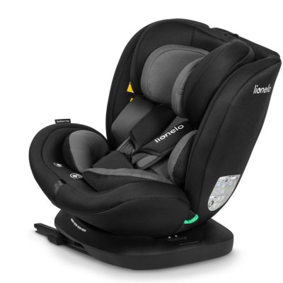 LIONELO Seggiolino Auto Bastiaan i-Size (40-150 cm) Black Grey