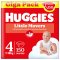HUGGIES® Pannolini usa e getta Little Movers taglia 4 (7-18 kg), confezione da 150