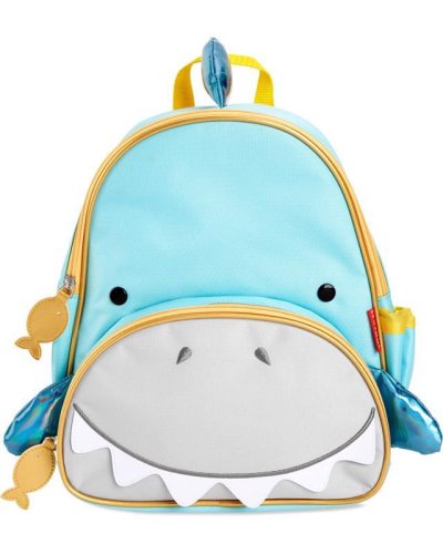 SKIP HOP Zoo Mochila para guardería Shark 3 años+