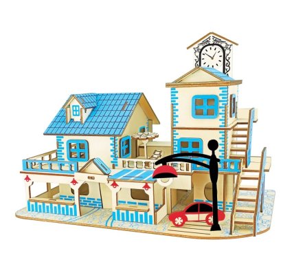 Woodcraft Drewniane puzzle 3D Nadmorska Destynacja