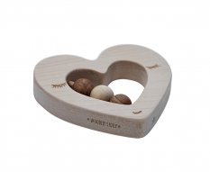Wooden Story Rattle - Heart