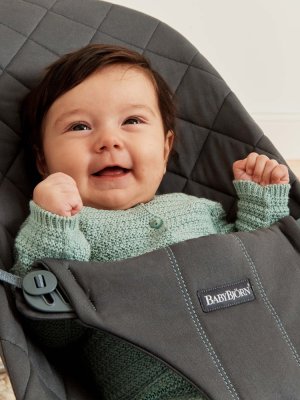 BABYBJÖRN Babywippe Bliss Woven, Anthrazit