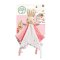 Rainbow Doudou en peluche lapin Flopsy rose