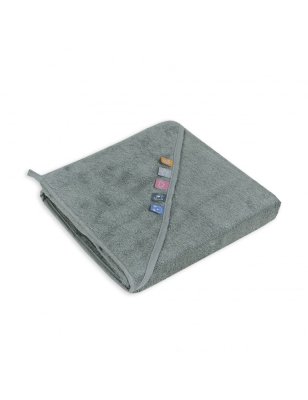 CEBA Handtuch mit Kapuze EcoVero Line 100x100 Green Milieu Ceba