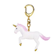 Mojo Porte-clés Licorne au galop rose