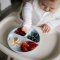 BABYONO Silikonplatte mit Saugnapf – blau 6m+