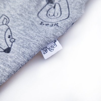 Trenirka smyk TISK Outlast® - siva melirana živalice