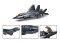Sluban Stealth Aircraft Metal, version med metallbeläggning J-35S M38-B1186
