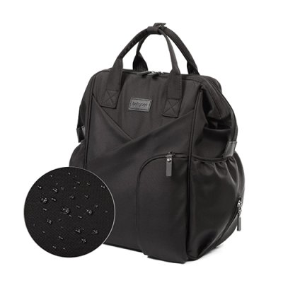 BABYONO Wickeltasche / Rucksack Modern Style black