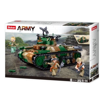 Sluban WWII M38-B1107 Japán Type 97 közepes tank 2 az 1-ben