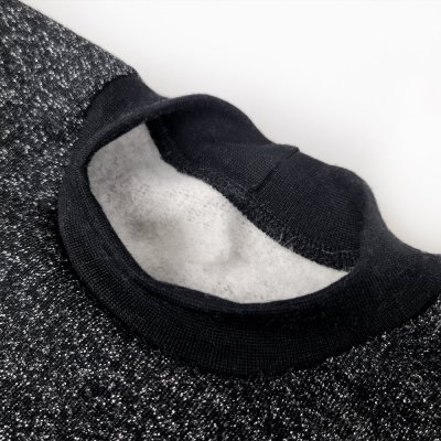 Obleka iz flisa, topla - črna sijaj