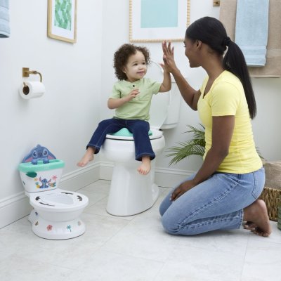 BRIGHT STARTS Kindertoilette mit Sound Stitch My Size Potty™ 18m+, bis 23kg