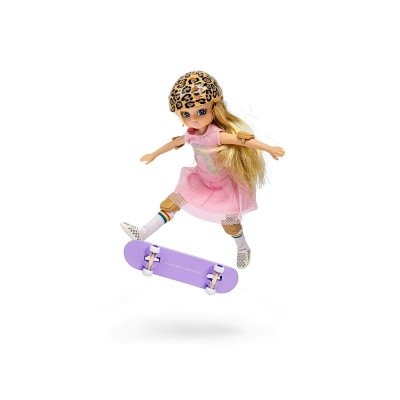 Păpușa Lottie skateboarder