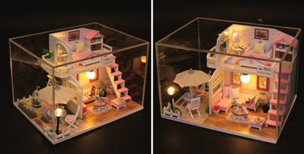 2Kids Toys miniatură căsuță Casa Roz