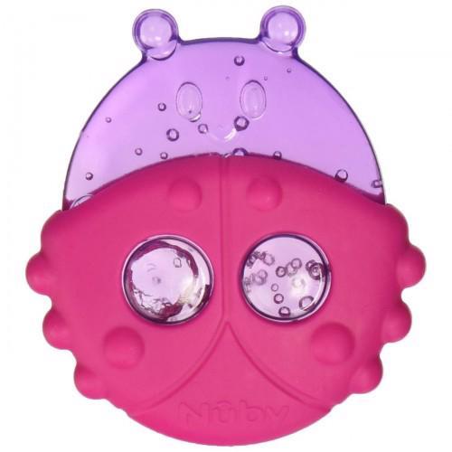 Mordedor NUBY Cooling com gel de joaninha 2 em 1, 3m+