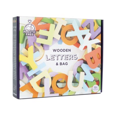 Le Toy Van Lettres dans un sac en toile
