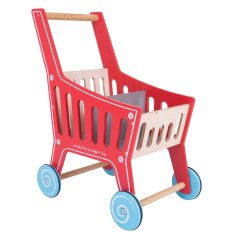 Bigjigs Toys Fa bevásárlókocsi szupermarket