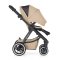 PETITE&MARS Kočárek kombinovaný ICON 2v1 Mocha Beige XXL AIR + Core Pro i-Size Black Grey + Báze