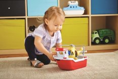 Green Toys Statek ratunkowy z helikopterem