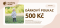 Dárkový poukaz v hodnotě 500 Kč