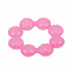 NUBY IcyBite cooling teether 3m + pink