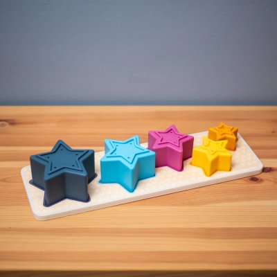 Bigjigs Toys Csillagok formaberakó puzzle