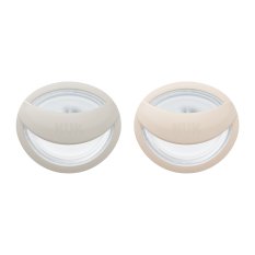 Sucette NUK Mommy Feel en boîte, crème 0-9m, 2 pc