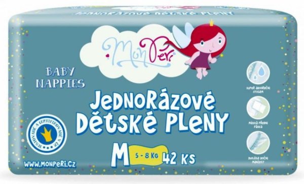 MONPERI Klasik Pieluchy jednorazowe M (5-8 kg) 42 szt