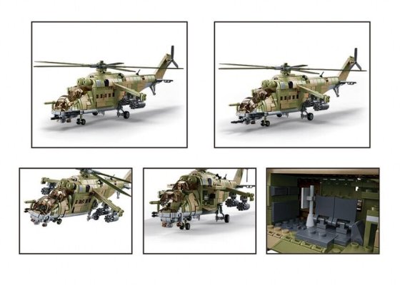 Sluban Hélicoptère de combat MI-24S M38-B1137