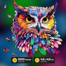 EscapeWelt Puzzle in legno Gufo 500 pezzi