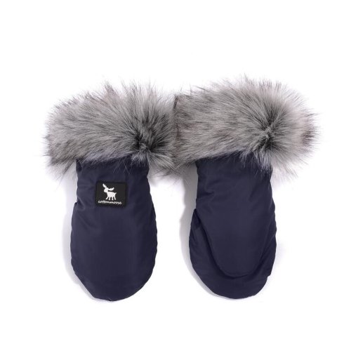 COTTONMOOSE Combi torba za kolica i set rukavica Graphite/Blue