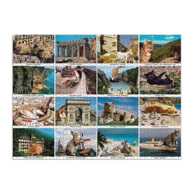 Galison Puzzle Mačke na odmoru 1500 dijelova