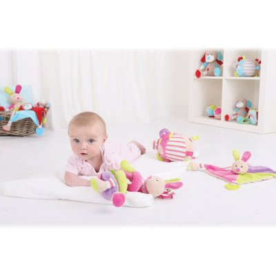 Bigjigs Baby Textil motoros labda - Bella nyuszi