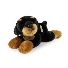 Rappa Plüschhund Rottweiler liegend 30 cm ECO-FRIENDLY
