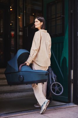 EASYWALKER Kombikinderwagen Harvey⁵ Premium 2v1 Jade Green LITE AIR + CYBEX Aton B2 i-Size