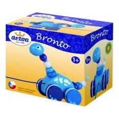 Detoa Nachzieh-Brontosaurus blau