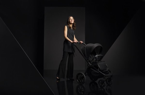 MUUVO Kombikinderwagen Quick SE 2 Chromium black Set 2in1