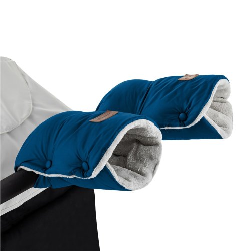 Комплект зимно чувалче PETITE&MARS Jibot 3в1 + ръкавици за количка Jasie Ocean Blue