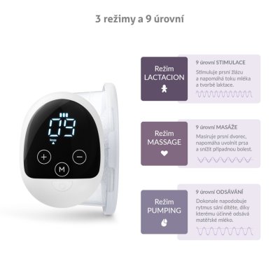 TRUELIFE Električna prsna črpalka za prostoročno uporabo Nutrio BP W5