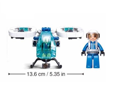 Sluban Metropolis M38-B1217C Helikopter Air Patrol: Luchtpatrouille