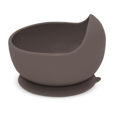 PETITE&MARS Miska silikonová s přísavkou Take&Match Bitter Cocoa 6m+