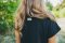 Maglietta da allattamento Monkey Mum® nero - scimmietta