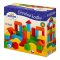 Detoa Jeu de construction en bois cubes 50 pièces