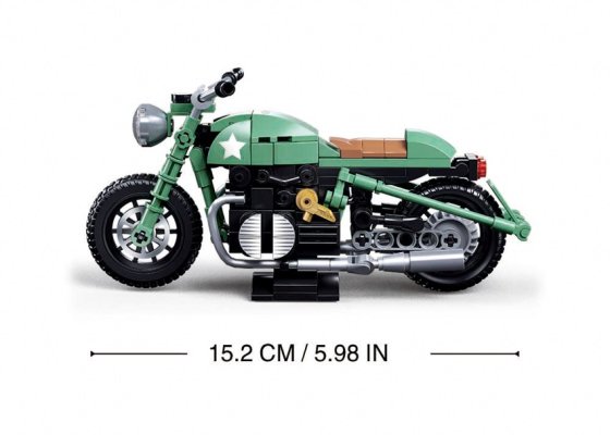 Sluban Model Bricks M38-B1133 Moto R75
